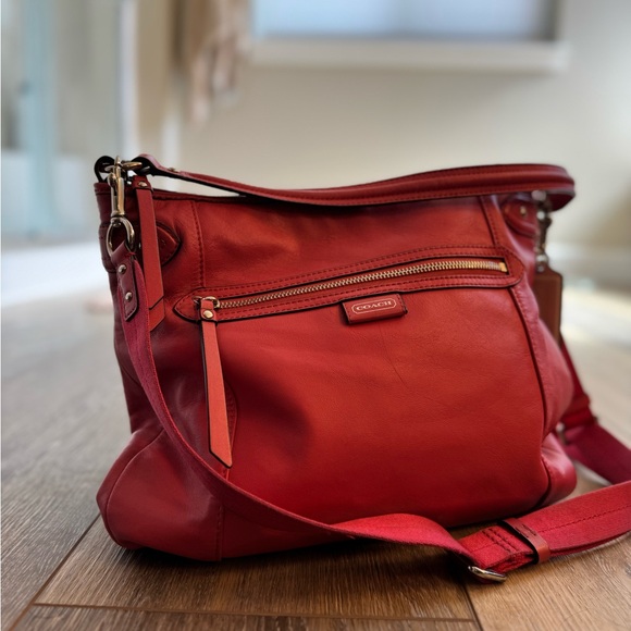 Coach Red Crossbody Bag - Picture 1 of 1